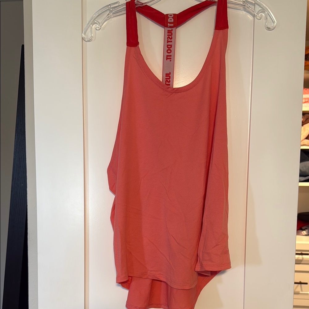 Nike Pink Sleeveless Backless Tank Top